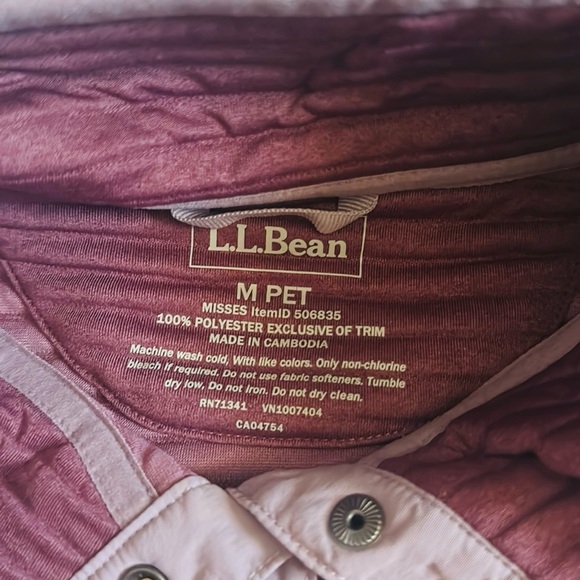 Women's L.L Bean Knit Pullover petite size medium purple - Picture 2 of 4